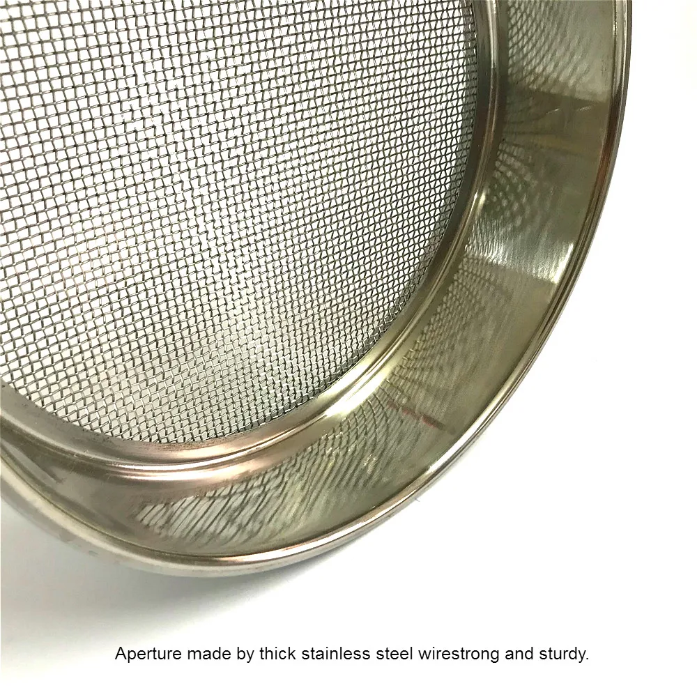 Лабораторное сито 304 SUS стандартное для отбора проб фармакопея r20см 10 Меш/апертура