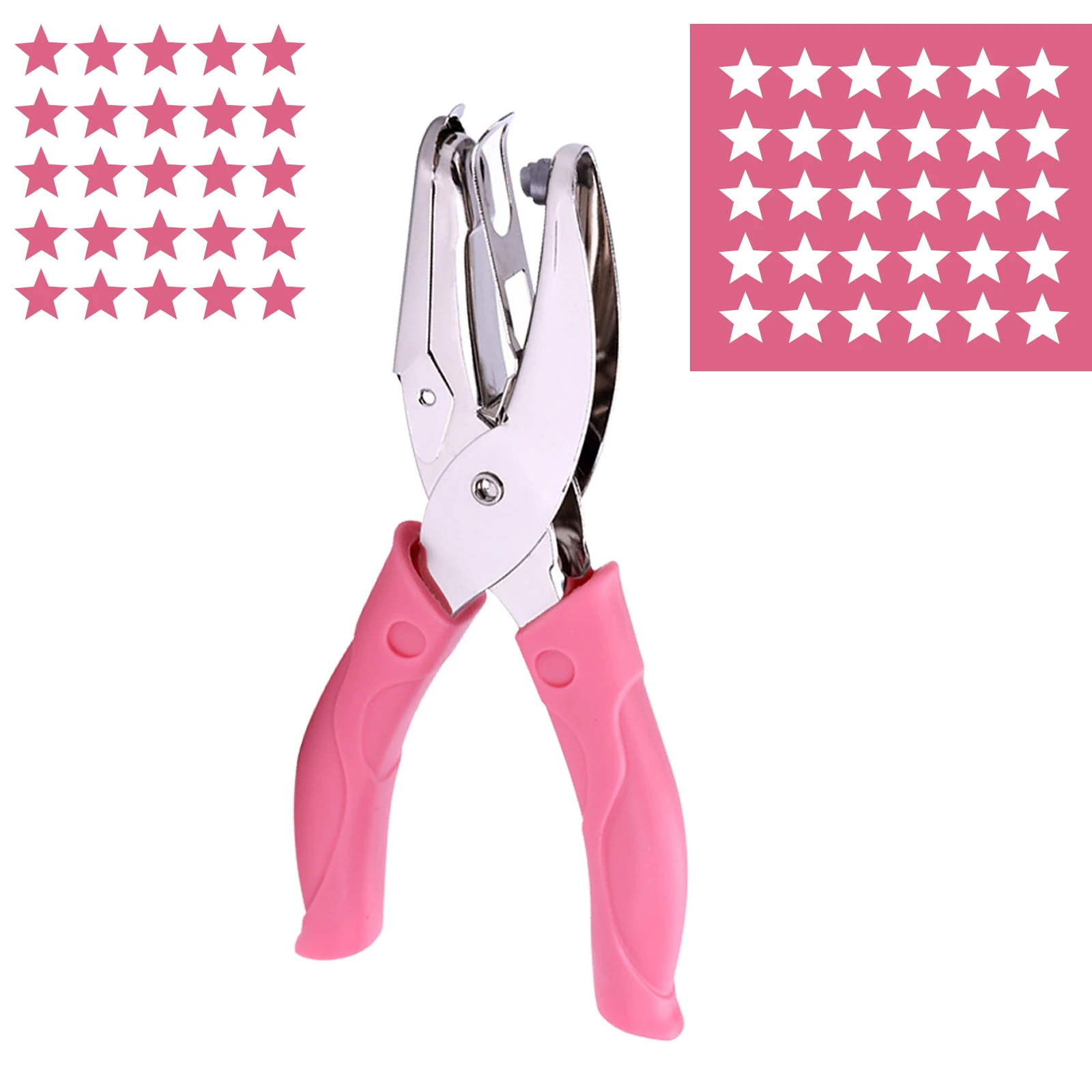 

huxi-us 1Pcs Hand-Held Punch Paper Hole Punch Hand Punch Metal Single Hole Paper