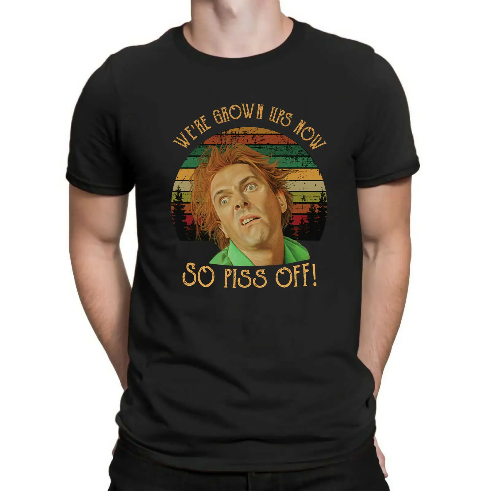 

Мужская винтажная смешная комедия футболка унисекс с изображением заката из сериала «мы взрослые сейчас так раздражаем»