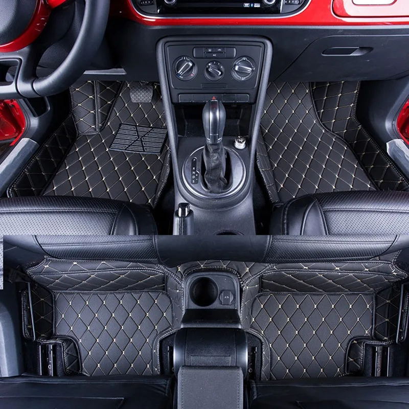 

Surround Leather Car Floor Mats Waterproof Carpet for Volkswagen Beetle 2013 2014 2015 2016 2017 2018 2019 Left Hand Drive