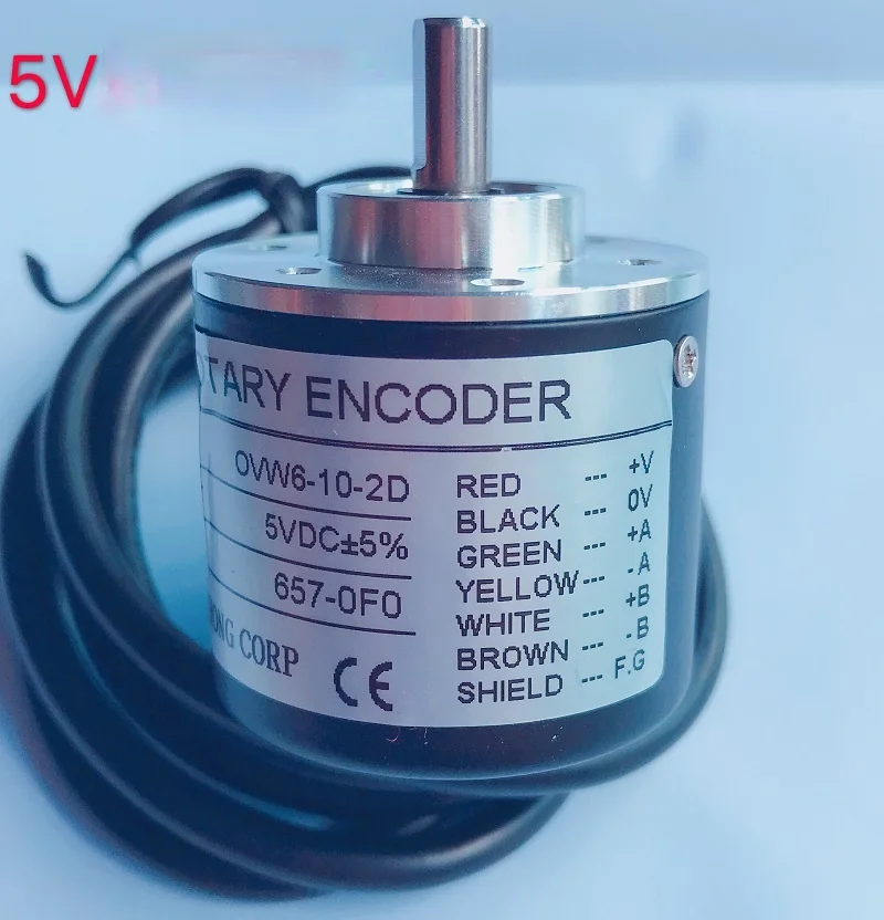 5V Long Line Drives TTL Differential Output Incremental Rotary Encoder OVW2 Series 1000 Pulse 1024 | Дом и сад