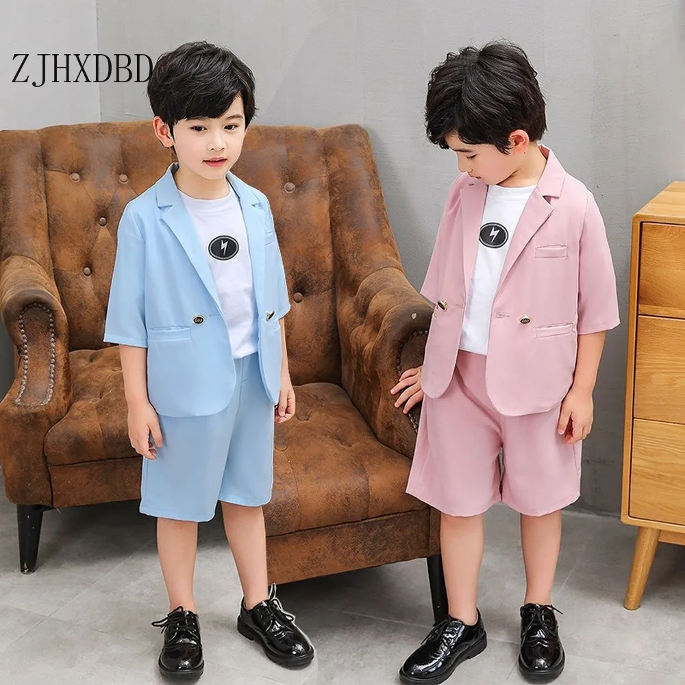 Детские блейзеры костюмы для маленьких мальчиков на свадьбу 2020 летний костюм хлопковые детские официальные