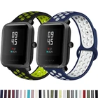 Дышащий силиконовый ремешок для наручных часов Xiaomi Huami Amazfit GTS 2EGTS 2 MiniGTR 42 мм Смарт-часы спортивный ремешок для смарт-браслета Amazfit BipBip S U Pro