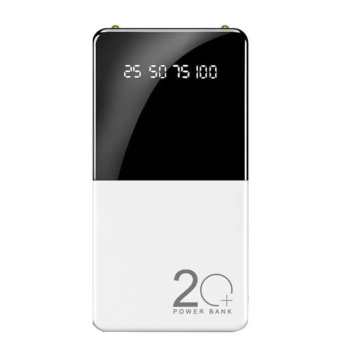20000mAh power Bank 3LED цифровой дисплей Портативный зарядный блок питания Тонкий