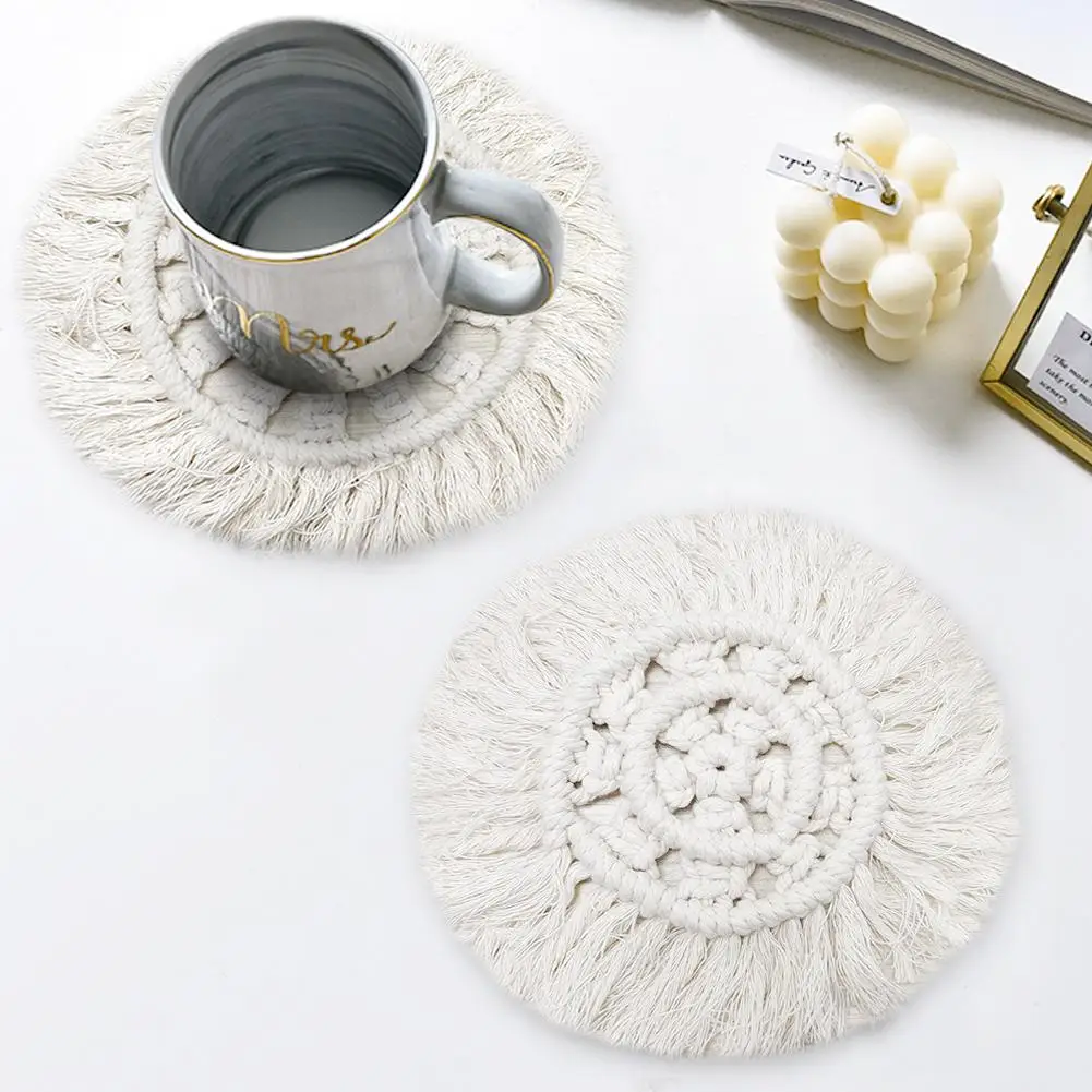 Коврик для горшков ручной работы коврик нескользящая теплоизоляционная чашка