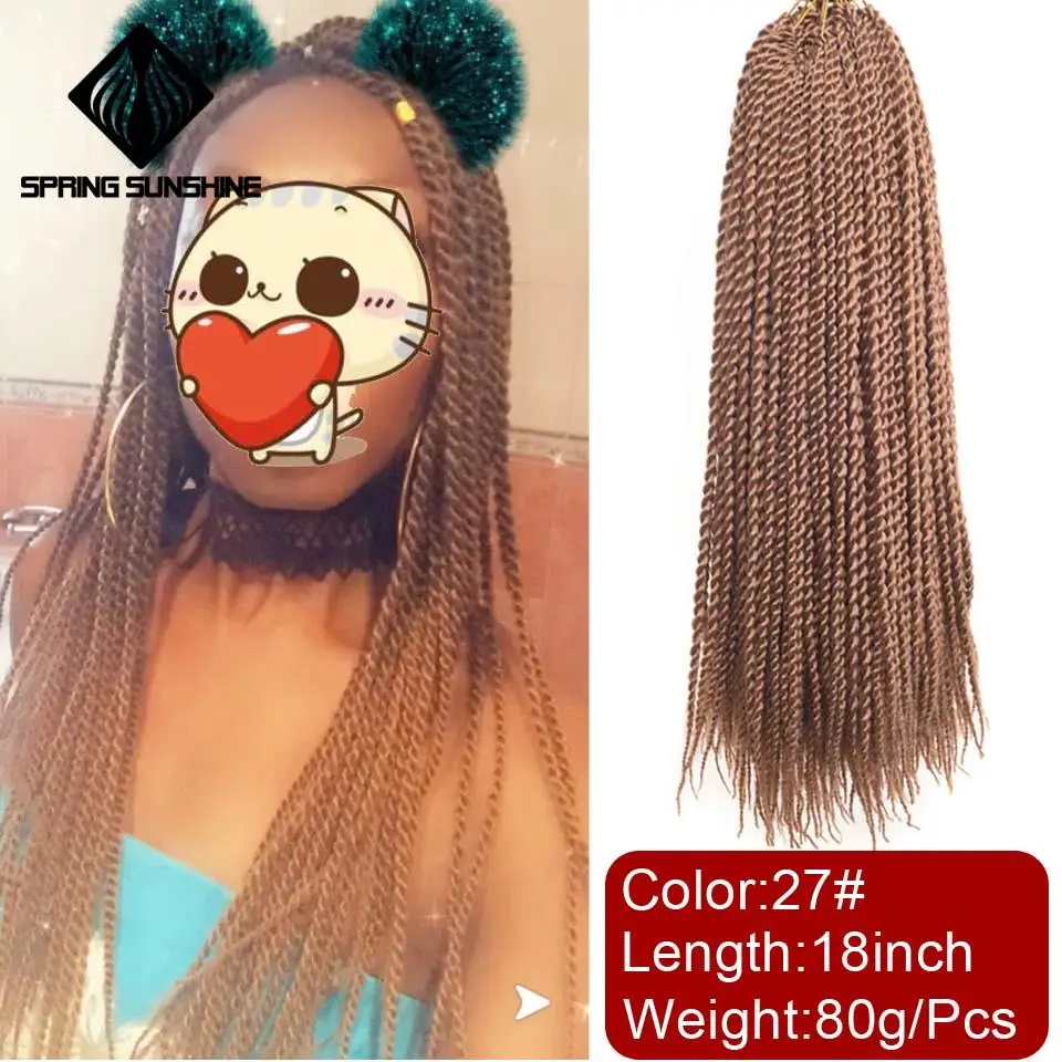 Косички из сенегальского плетеного крючком 14 18 дюймов| |