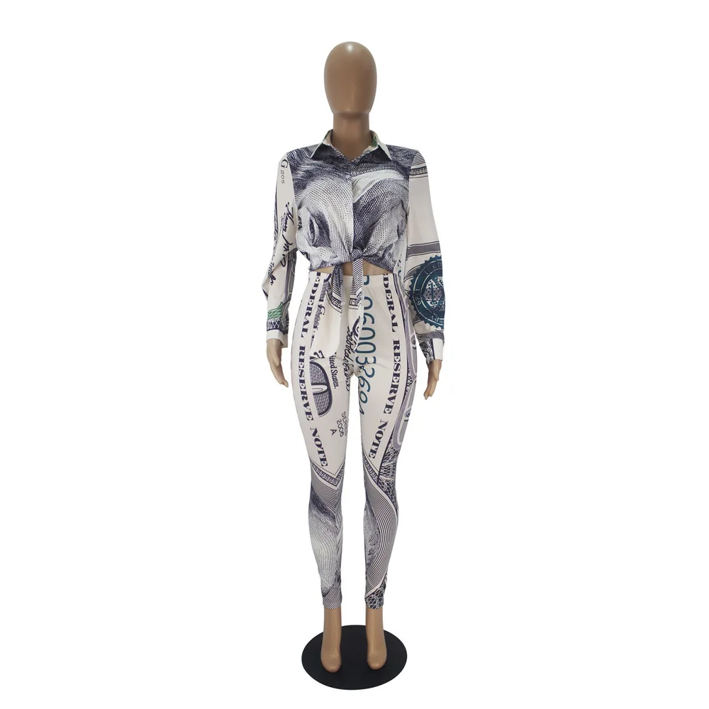 Женский спортивный костюм US Money Привлекательный комплект из двух предметов