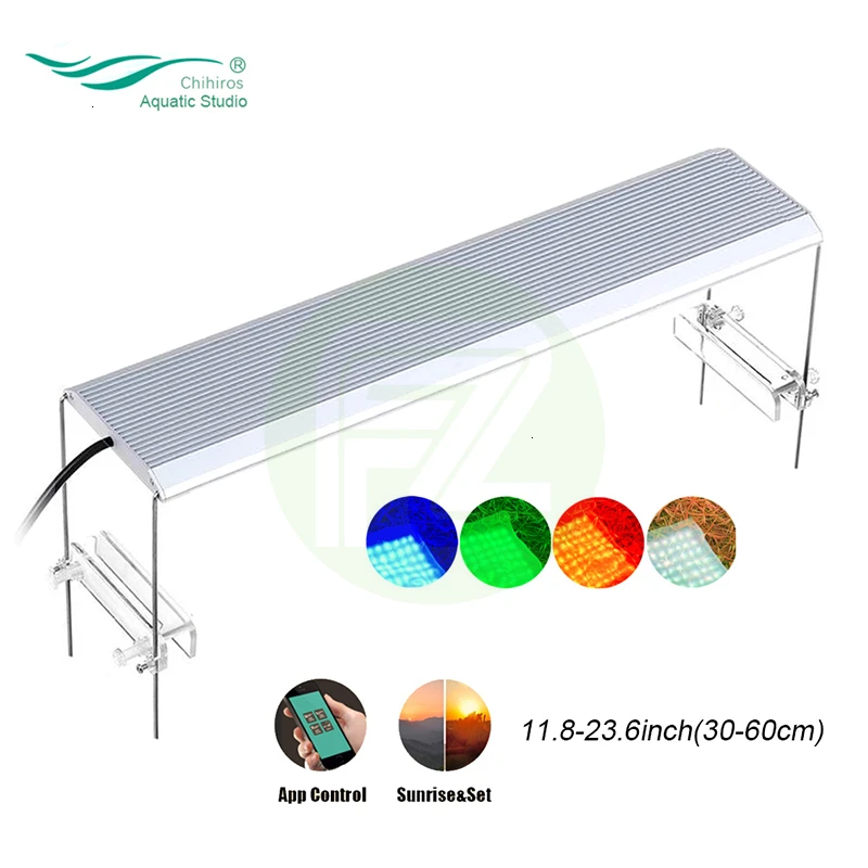 Chihiros RGB аквариумный светодиодный светильник встроенный модуль приложения Aqaurium RGB светодиодный светильник с 3 тусклым каналом