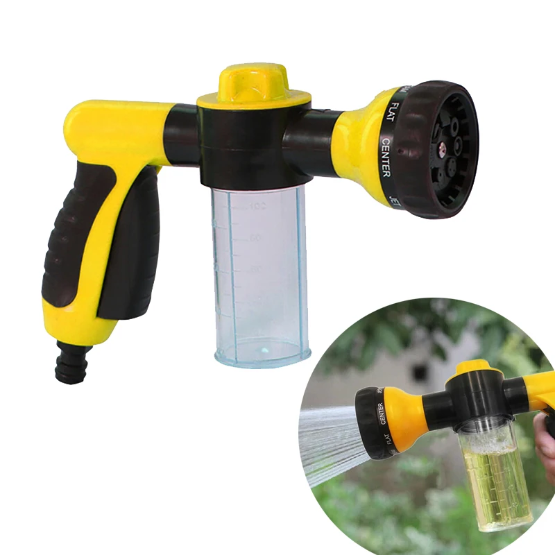 Портативный водяной пистолет, пенораспылитель для мойки автомобилей высокого давления