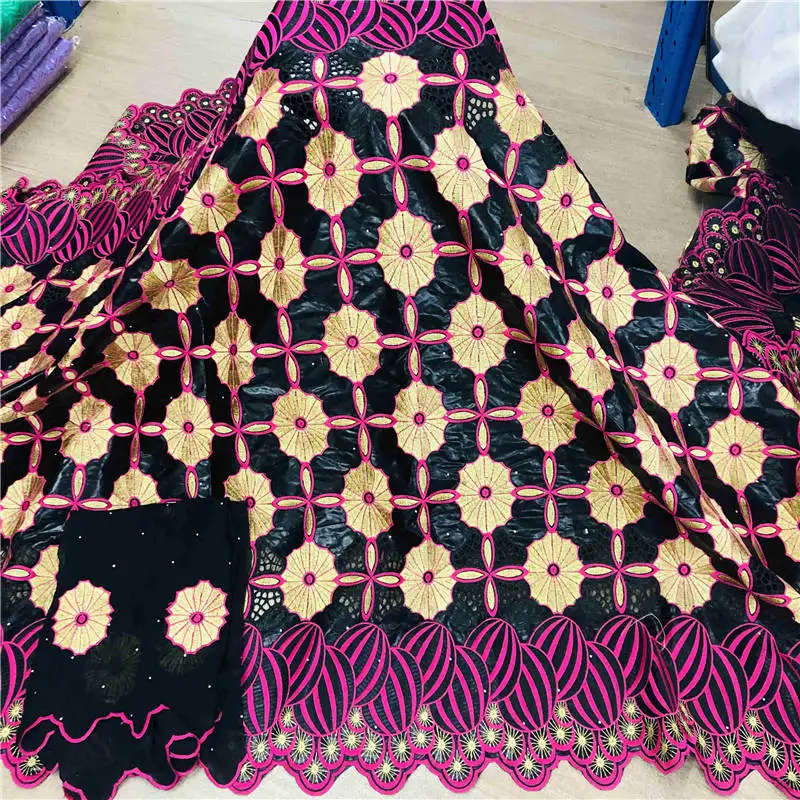 

Bazin riche 2021 african lace fabric quality lace nigerian lace fabric Classic materiel couture ! HL32512