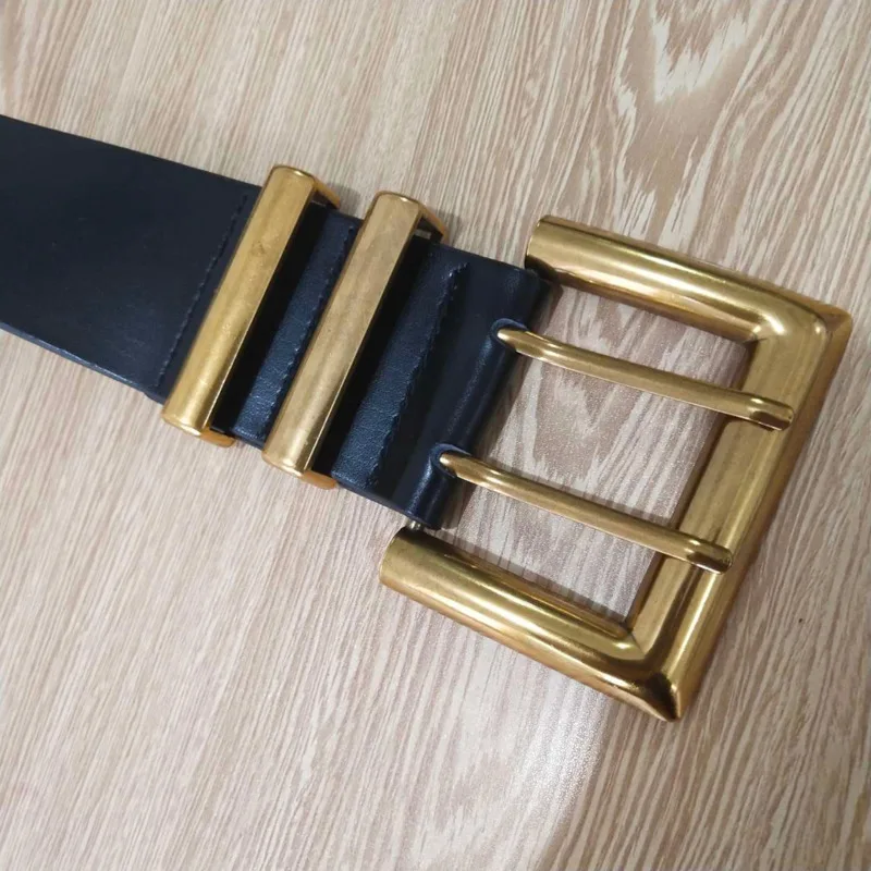 Новинка весны 2020 Модный женский ремень с металлической пряжкой однотонный