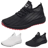 holfredterse spring autumn shoes for mens sport comfortable tennis sneakers male breathable walking shoes blackwhitered f103