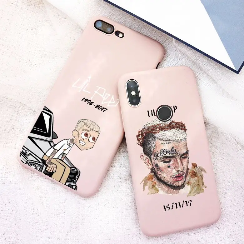 Hellboy Lil Peep Life Beautiful Cry Soft Pastel Pink Phone Case For HUAWEI Mate 10 20 30 P10 P20 P30 Lite Plus Pro Funda Cover | Мобильные