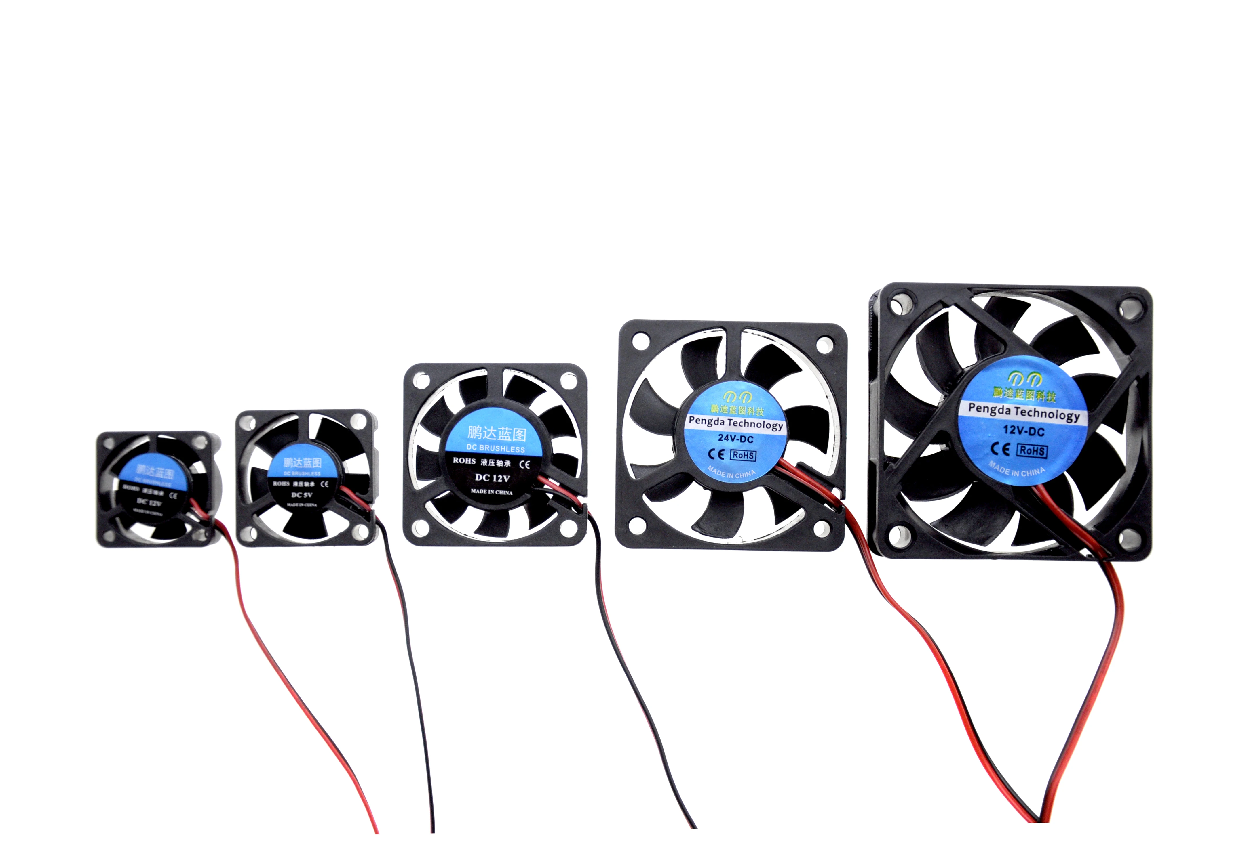 3D Printer Parts 4010 4020 5010 6010 Cooling Fan 4CM 5CM 6CM 5V 12V 24V 2Pin USB Turbo Brushless Blower Fan for Computers image 2