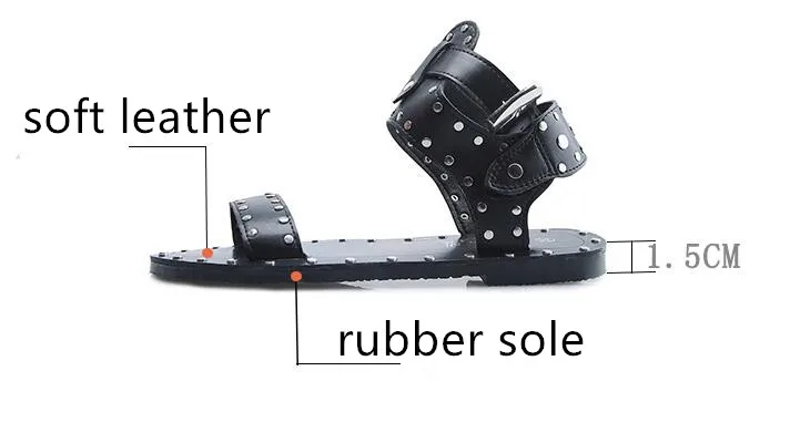 

2021 Shoes Women Rivet Sandals Line Style Ladies Falt Shoes Cross Strap Slippers Flats Summer Shoes Cool Women Beach Slippers
