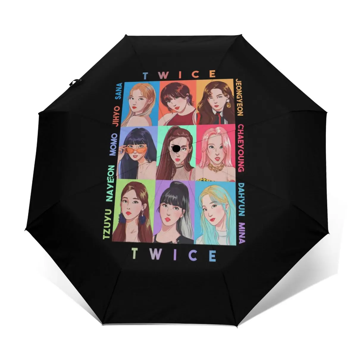 

Ветрозащитный Зонт Kpop, легкий летний Зонт с принтом