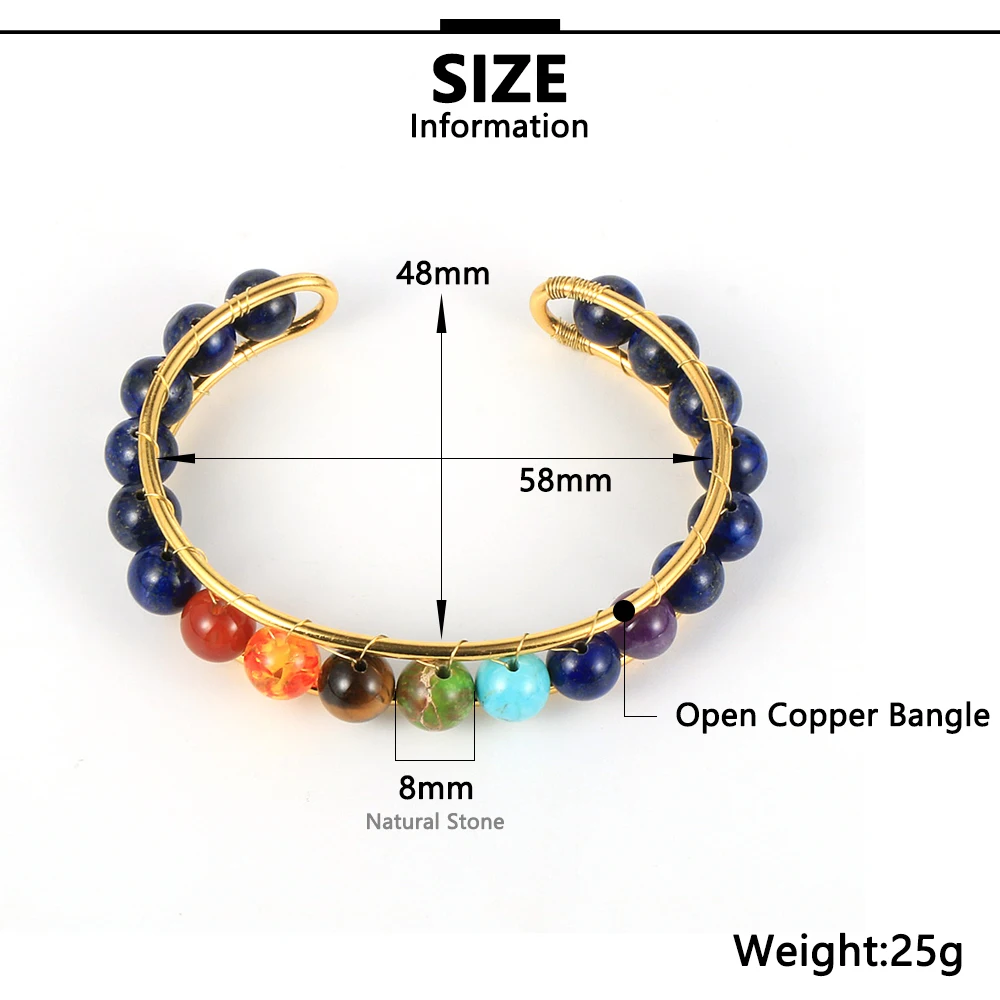 Женский браслет из натурального камня 7 чакр аметисты лазурит исцеление йогой