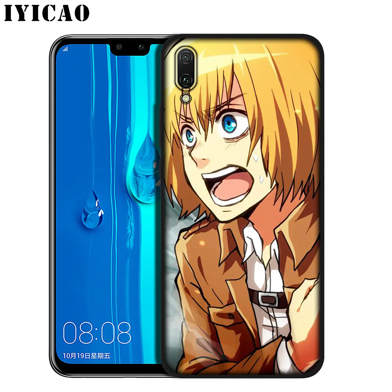 IYICAO Attack on Titan Anime Armin Arlart Мягкий силиконовый чехол для телефона Huawei Mate 30 20 10 Pro Black Nova