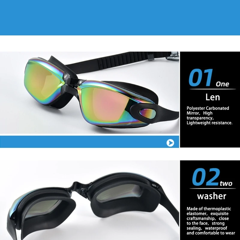 

Очки для плавания, незапотевающие очки для плавания, для взрослых, мужчин, женщин, мужчин, молодежи N58B