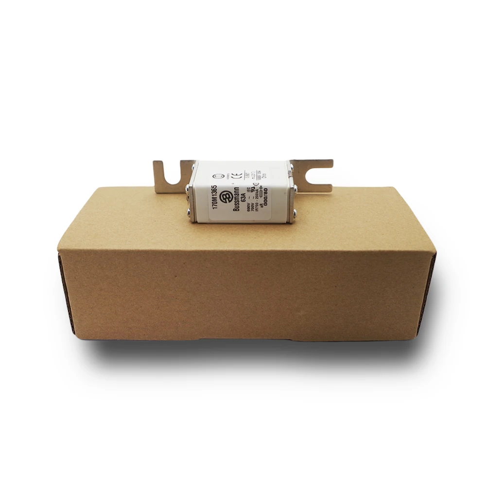 

Power Fuse 170M1365 63A 690V Bussmann fuse for Semiconductor Protection