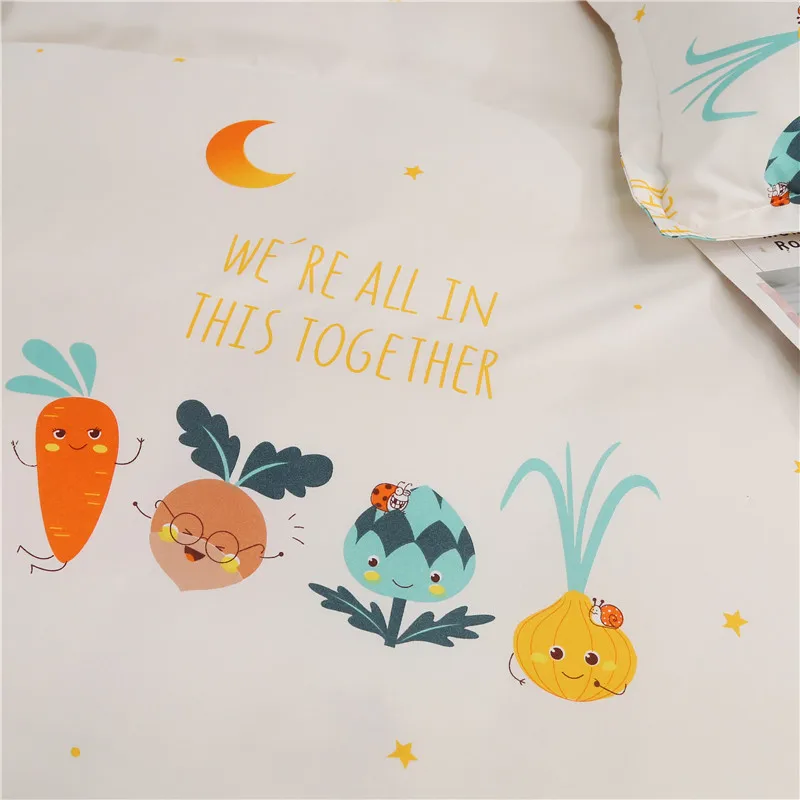 Набор постельного белья с изображением моркови декоративное детское белье для