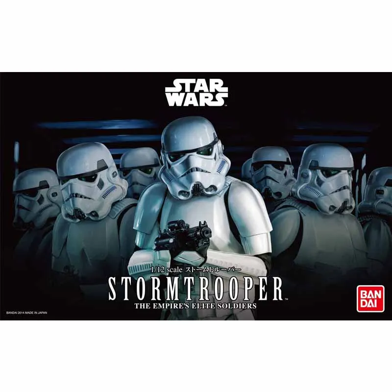 

Bandai Spirits Hobby Star Wars Character Line 1/12 Imperial Stormtrooper Storm Troops Starwars Model Kit Action Figure Kids Toy