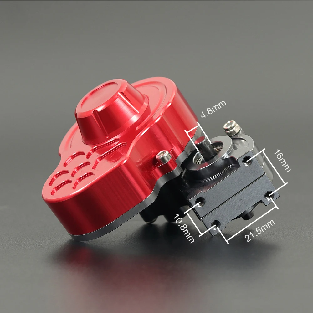 В комплекте металлическая коробка передач 48P с 20T Мотор шестерни для 1/10 RC Рок