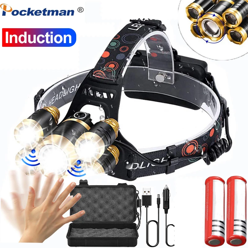 Налобный фонарь светодиодный ультра яркий водонепроницаемый|Налобные LED-фонари|