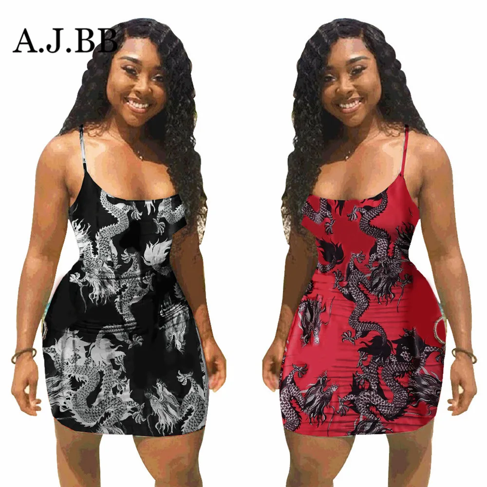 

Женское летнее платье без рукавов, с U-образным вырезом и принтом животных