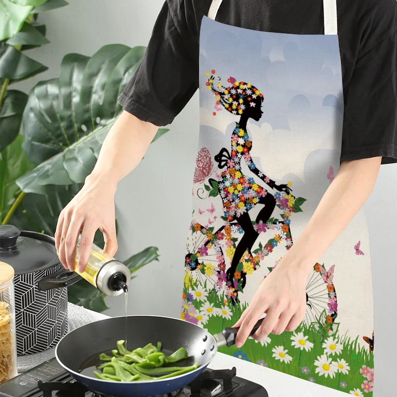 Кухонные фартуки FYMX с изображением бабочек и девочек элегантный стильный