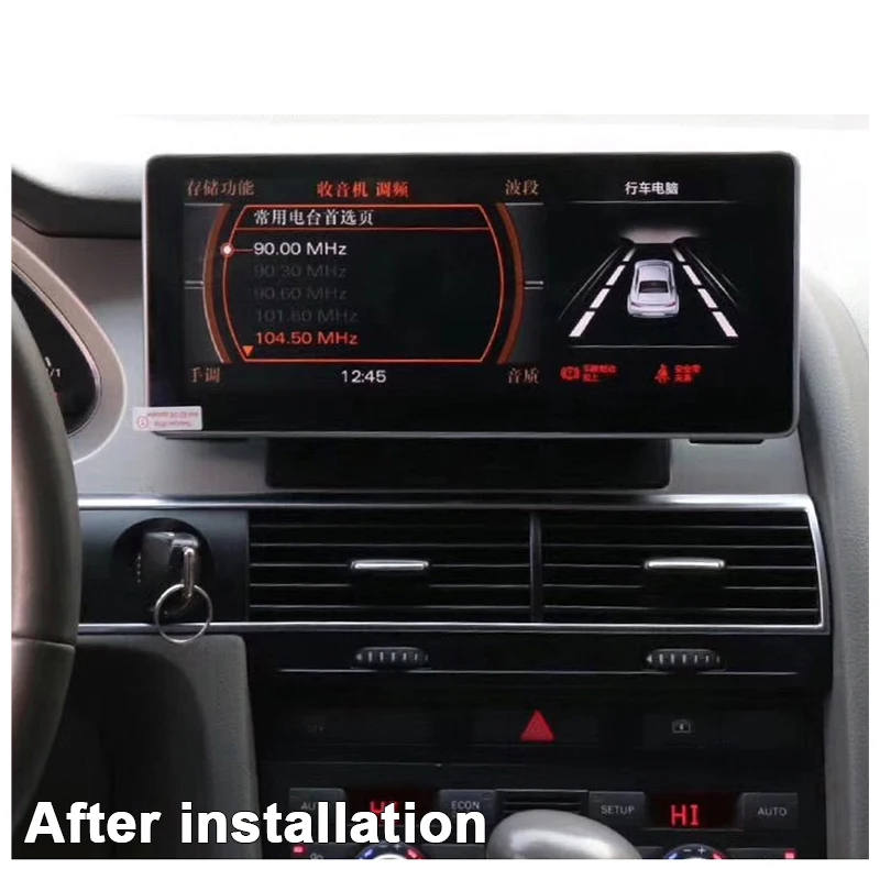 Android 12 CarPlay 6 + 128 ГБ для Audi Q7 4L 2004 ~ 2011 MMI 2G 3G Автомобильный мультимедийный плеер GPS Navi