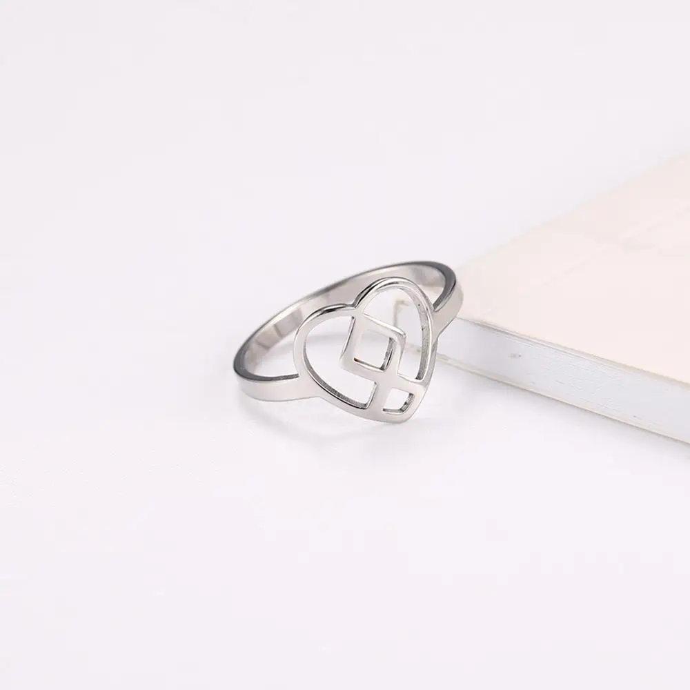 Женское кольцо с буквами Lemegeton серебряное и черное в стиле панк Викинг Норский