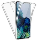 360 силиконовый чехол для телефона Samsung Note 10 9 8 S10 5G S9 S8 Plus S10E, ударопрочный ТПУ чехол с полным покрытием для Samsung S6 S7 Edge