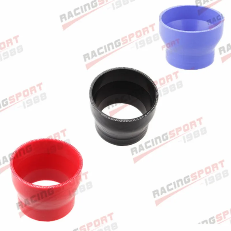 

3Ply 3.75" To 3'' inch Straight Reducer 76.2mm Silicone Hose Coupler Pipe Blue/RED/BLACK