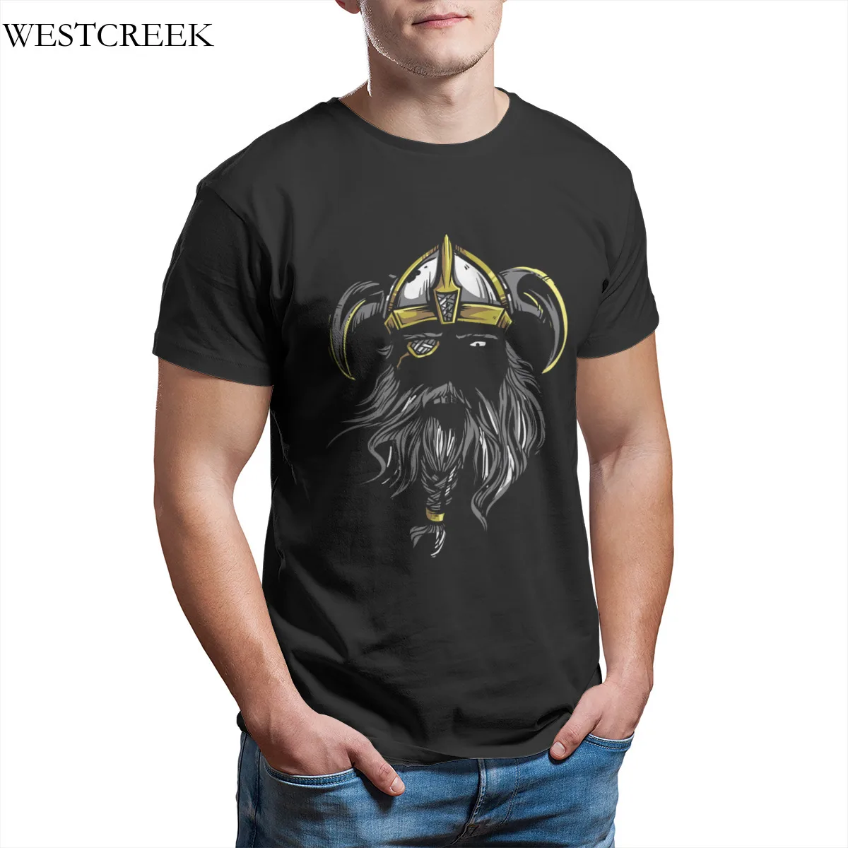 

Westcreek Wholesale black graphic tees Tees 62131