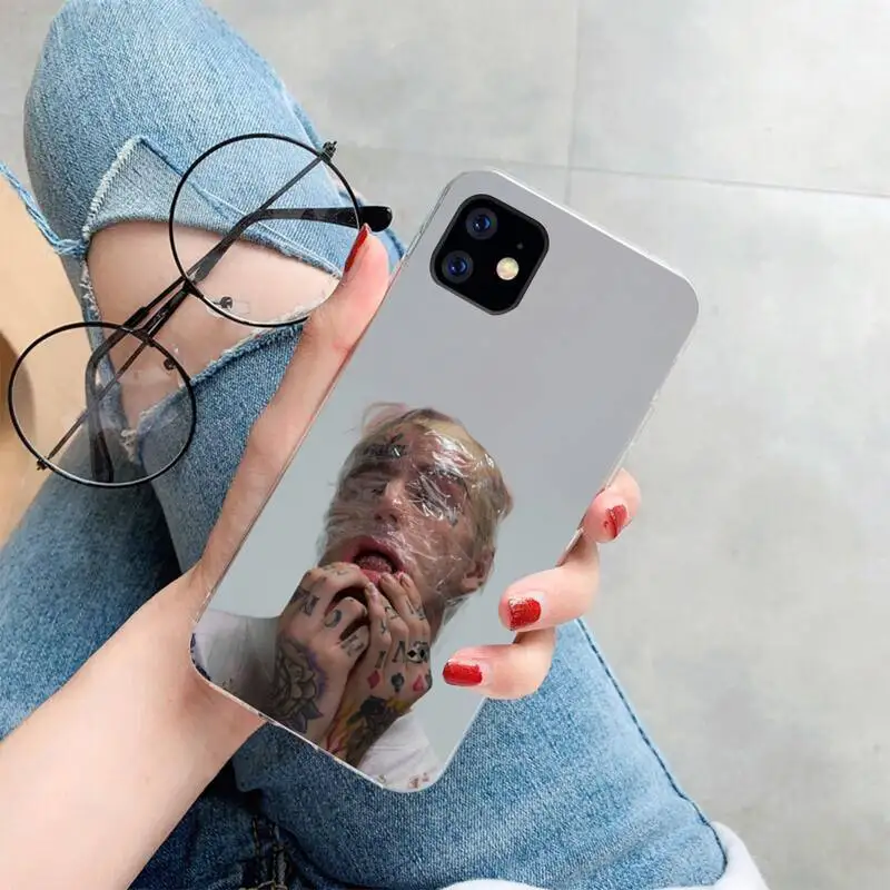Чехол PENGHUWAN Lil Peep черный мягкий чехол для телефона iPhone 11 pro XS MAX 8 7 6 6S Plus X 5S SE XR |
