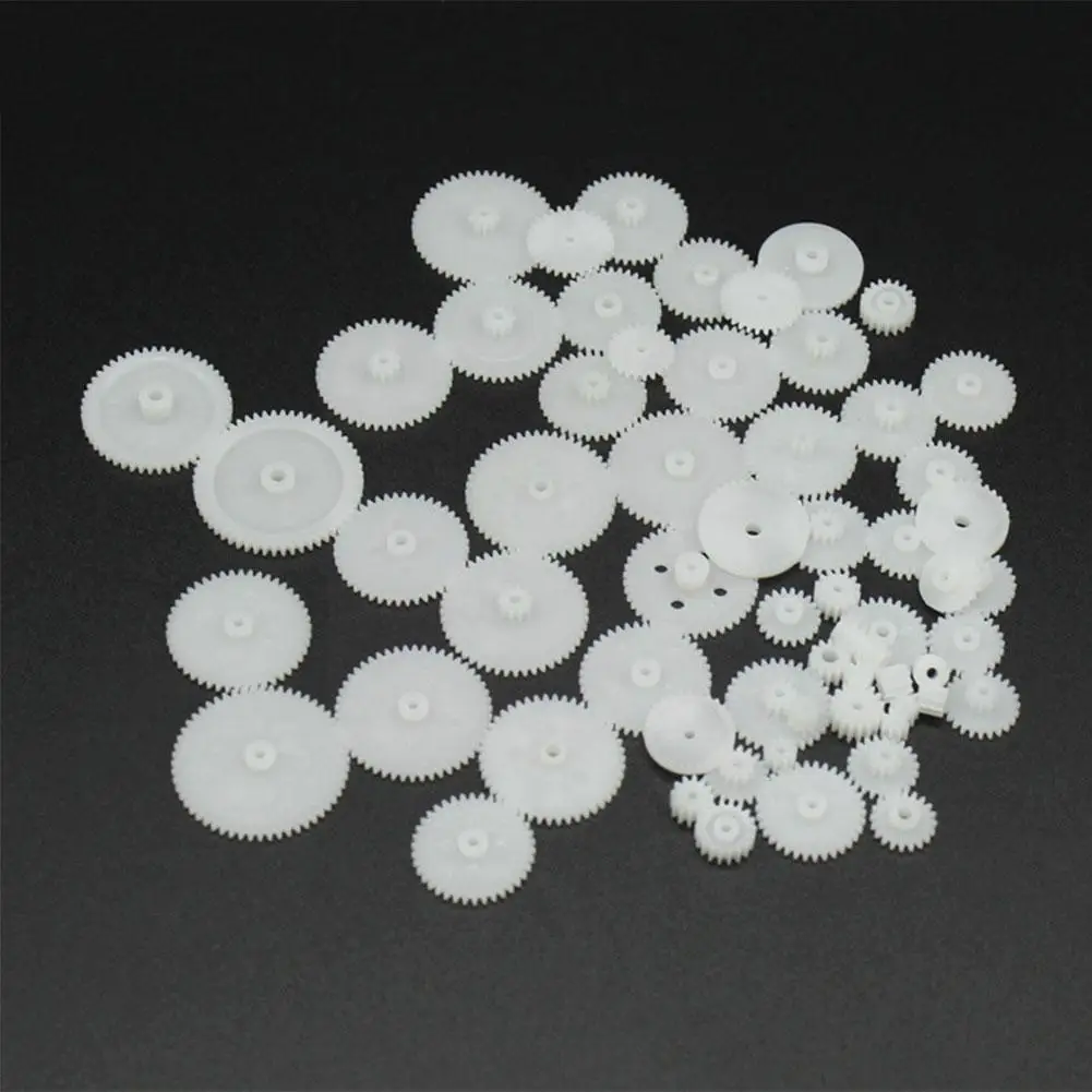 58 видов основной пластиковый Редуктор DIY пластиковые детали для детей автомобиль