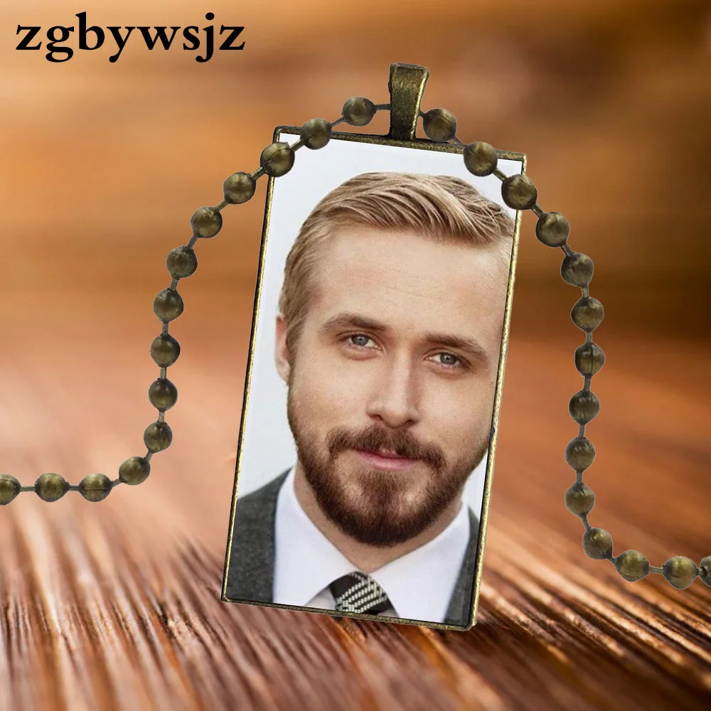 Для школьницы Макси Райан Гослинг мультяшный узор модный стеклянный кабошон