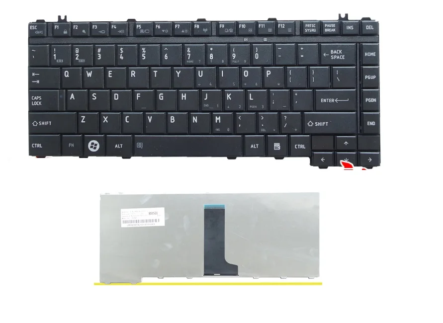 

New Laptop US Keyboard Black For Toshiba Satellite L455 L450 L455D L450D Qosmio F40 F45 G40 G45 F50 F55