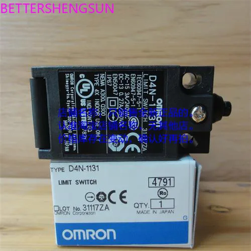 

Safety Limit Switch D4N-1132 Ball Plunger 1 Catheter Pg13.5 Quick Action 1NC/No