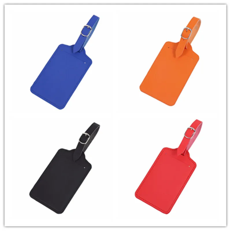 Цветной цветной чемодан из ПУ-кожи с цветным рисунком бирки для багажа