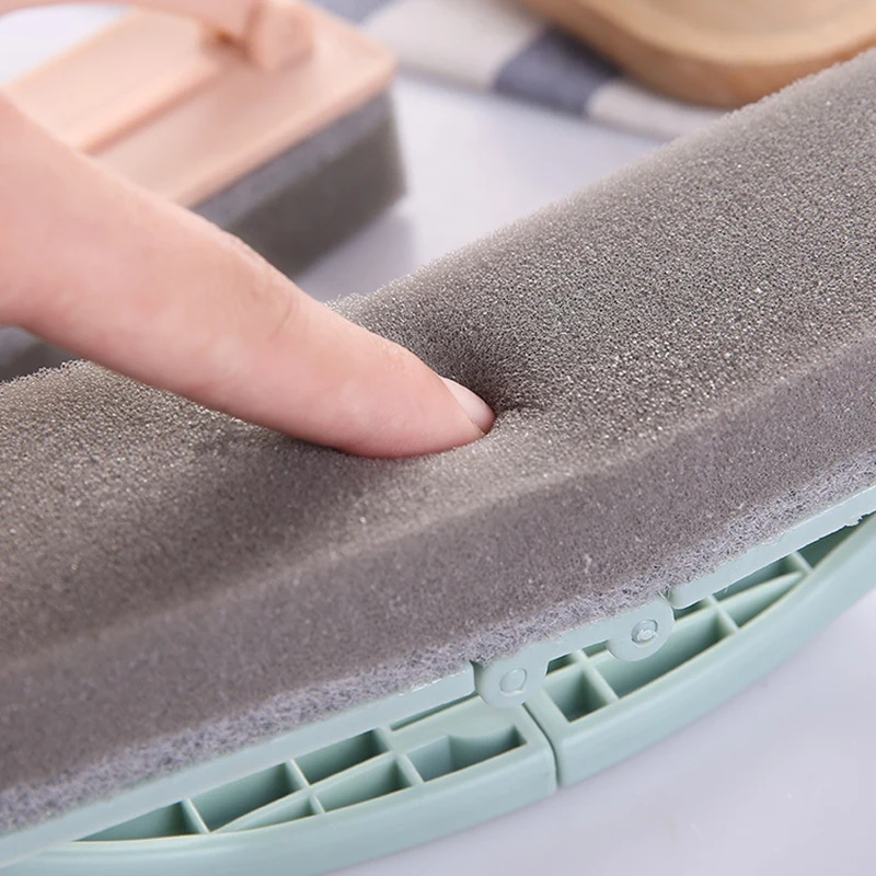 Многофункциональная щетка для чистки складная волшебная губка ванной комнаты