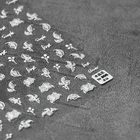 Рельефные ультратонкие наклейки для ногтей 5D, белые полупрозрачные наклейки для ногтей с цветами, переводные наклейки для ногтевого дизайна, серия цветов