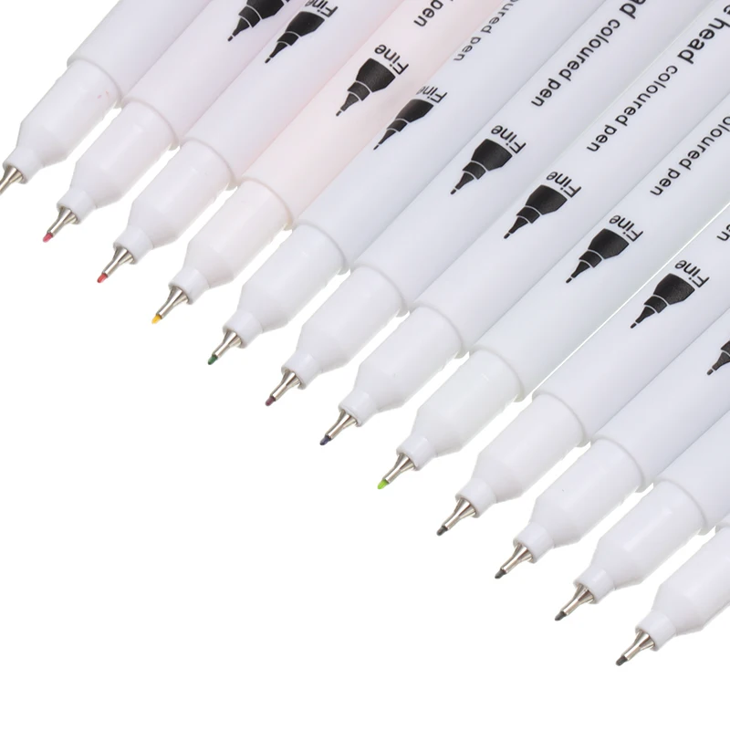 

24/36/48/72/100PCS Colors Fine Liner Drawing Painting Set Dual Tip Brush Pen Watercolor Art Marker Pens Office School Supplies