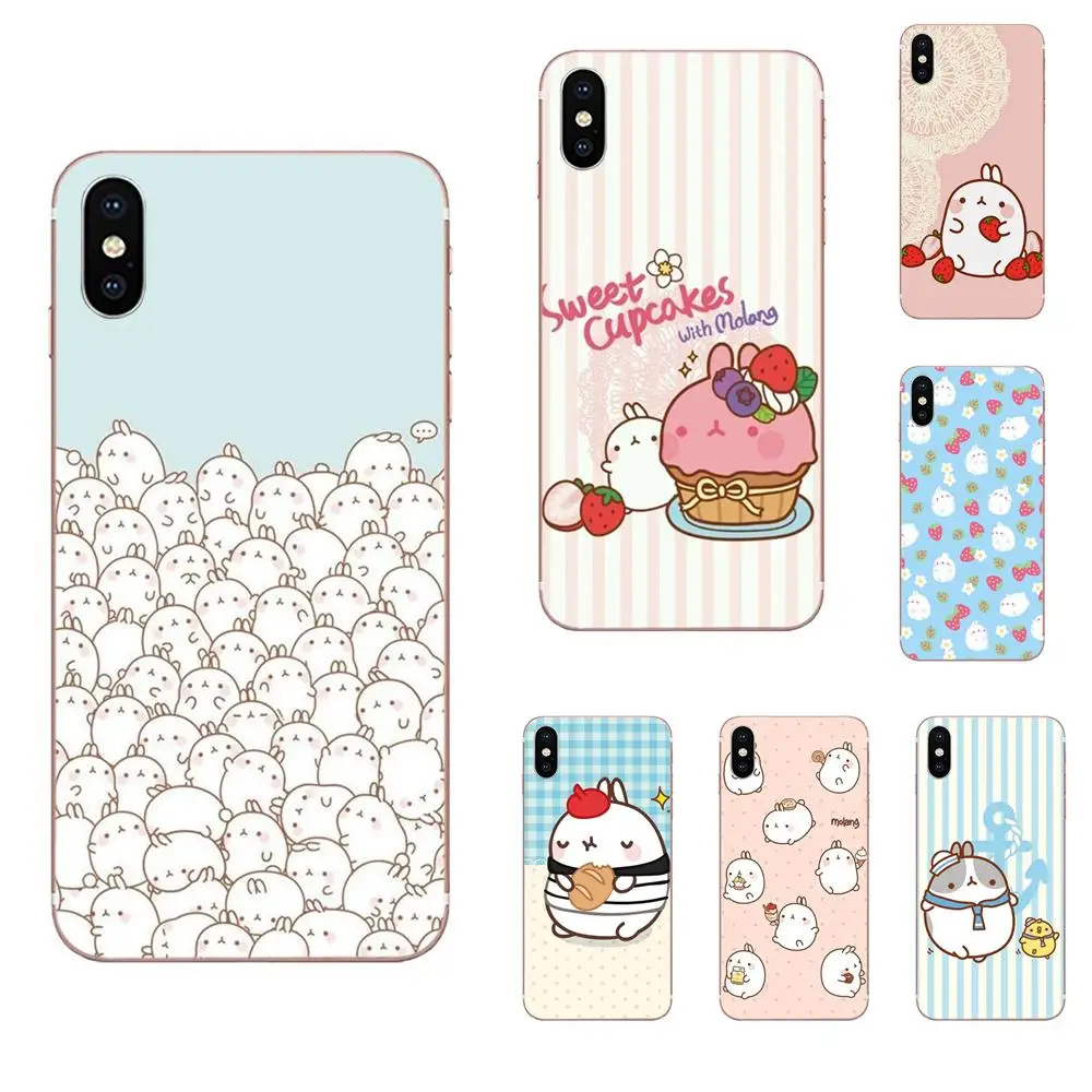 Чехол из ТПУ для Huawei NOVA 6 SE 5 P40 p30 lite Pro Honor V30 20 Mate 30 Lite 20s забавный Molang милый Swag Kawaii|Бамперы| |