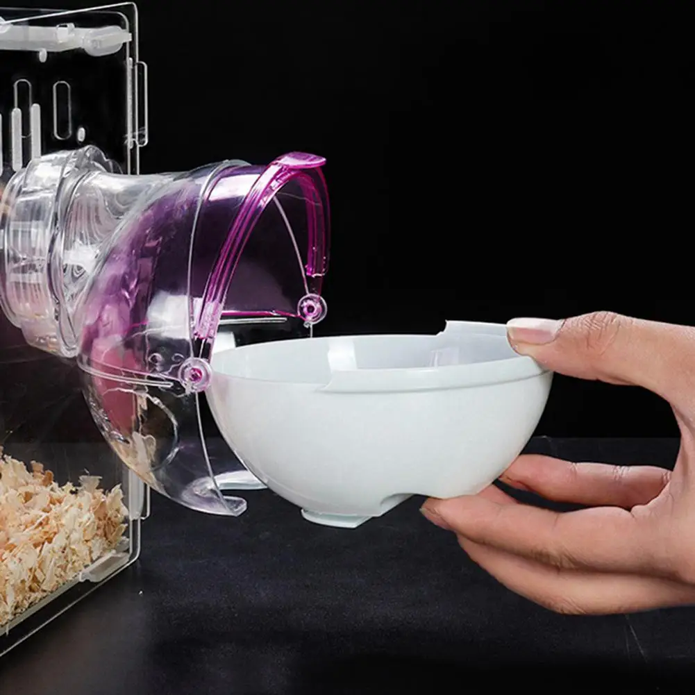 Мини Круглая внешняя Ванная комната для домашних животных Клетка хомяков