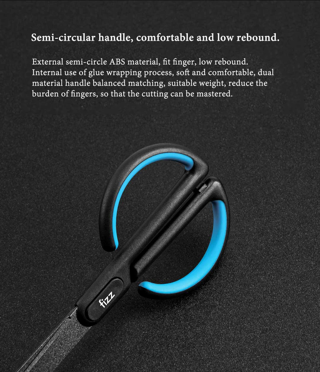 Xiaomi Fizz антипригарные ножницы со шкалой для Офис Школа Студент Стационарные ножницы бытовые DIY ленты ножницы СНиП