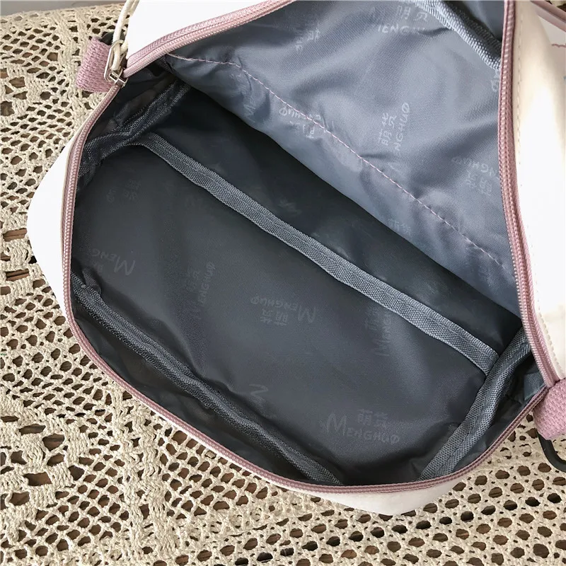 

2021 New Kawaii Backpack School Bags Students Women Backbag Travel Daypacks Male Leisure Backpack Pink Lovely Bags for Children