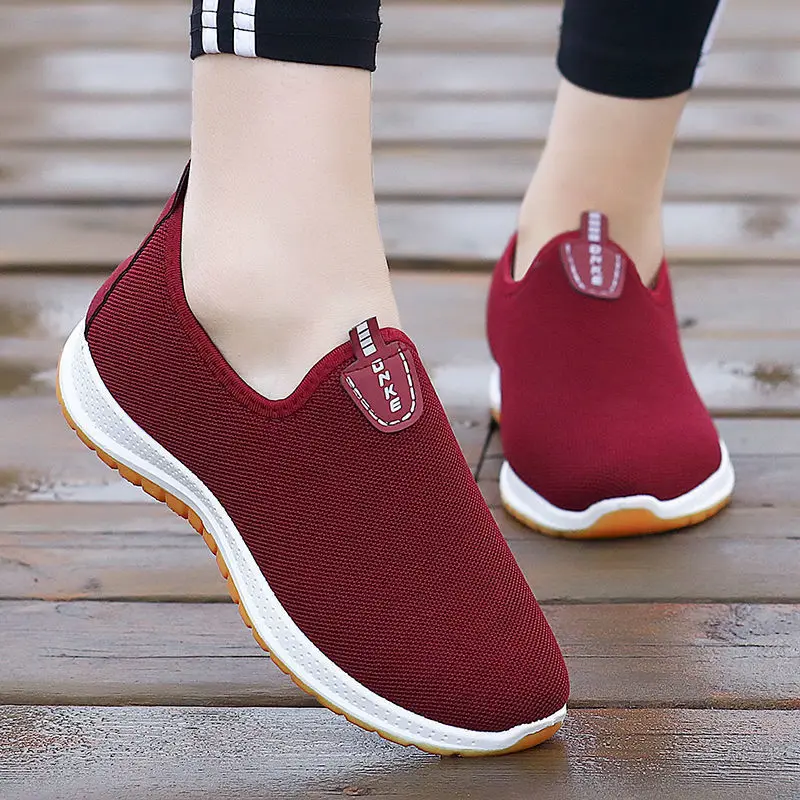 

cloth shoes men and women warm soft-soled mom dad shoes