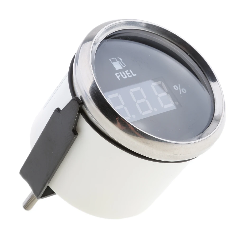 Универсальный 52 мм 2-дюймовый цифровой измеритель уровня топлива 0-190 Ом сигнал